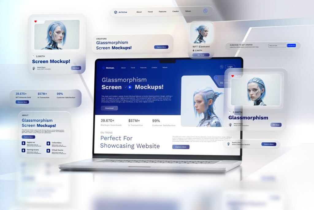 Clean Website layout